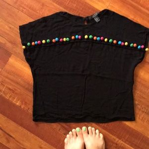 Pompom Square cut Top